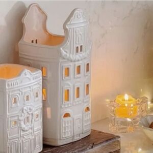 New! Threshold Ceramic Tea Candle Holder, Threshold Bell Tower